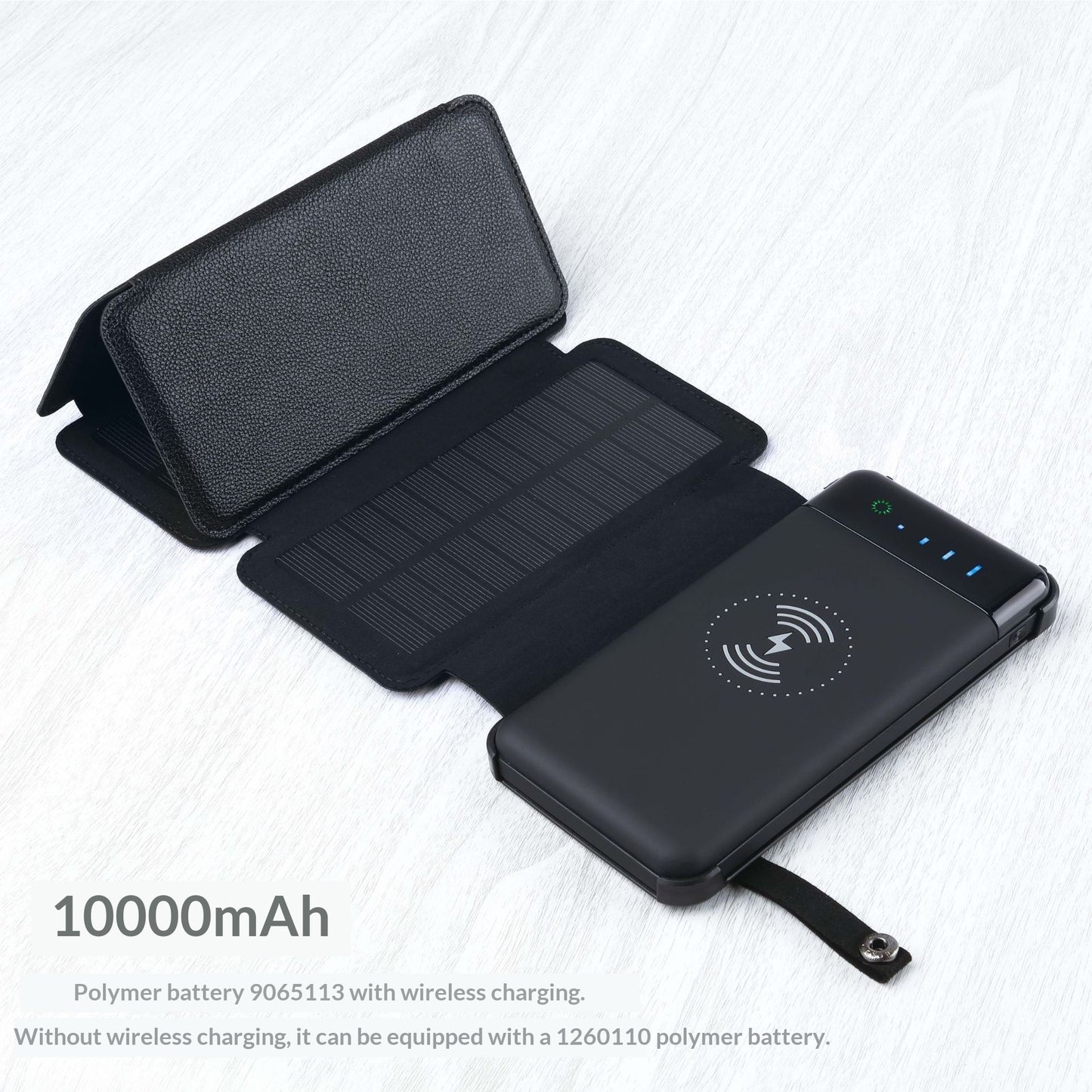 SolarCharge Pro™ – Faltbare Solar Powerbank mit Wireless Charging